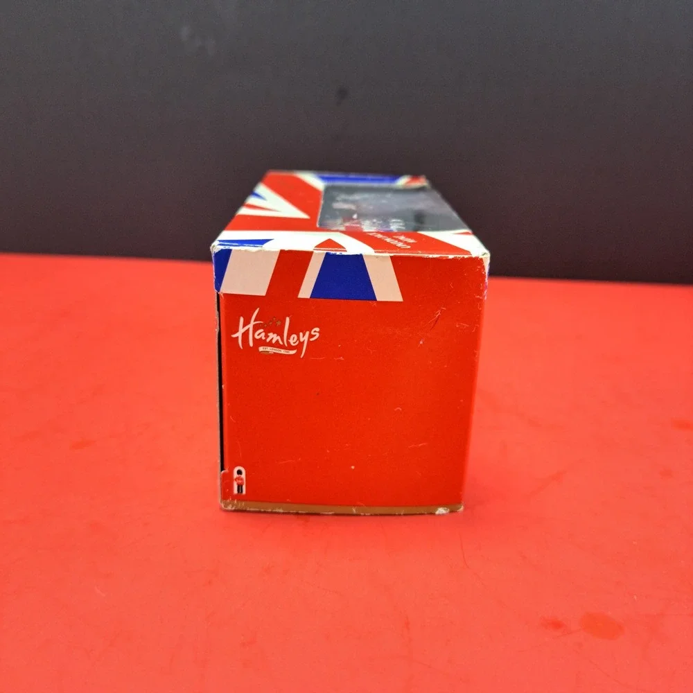 Hamleys Union Jack Mini Toy Car Green Metallic London Souvenir New (